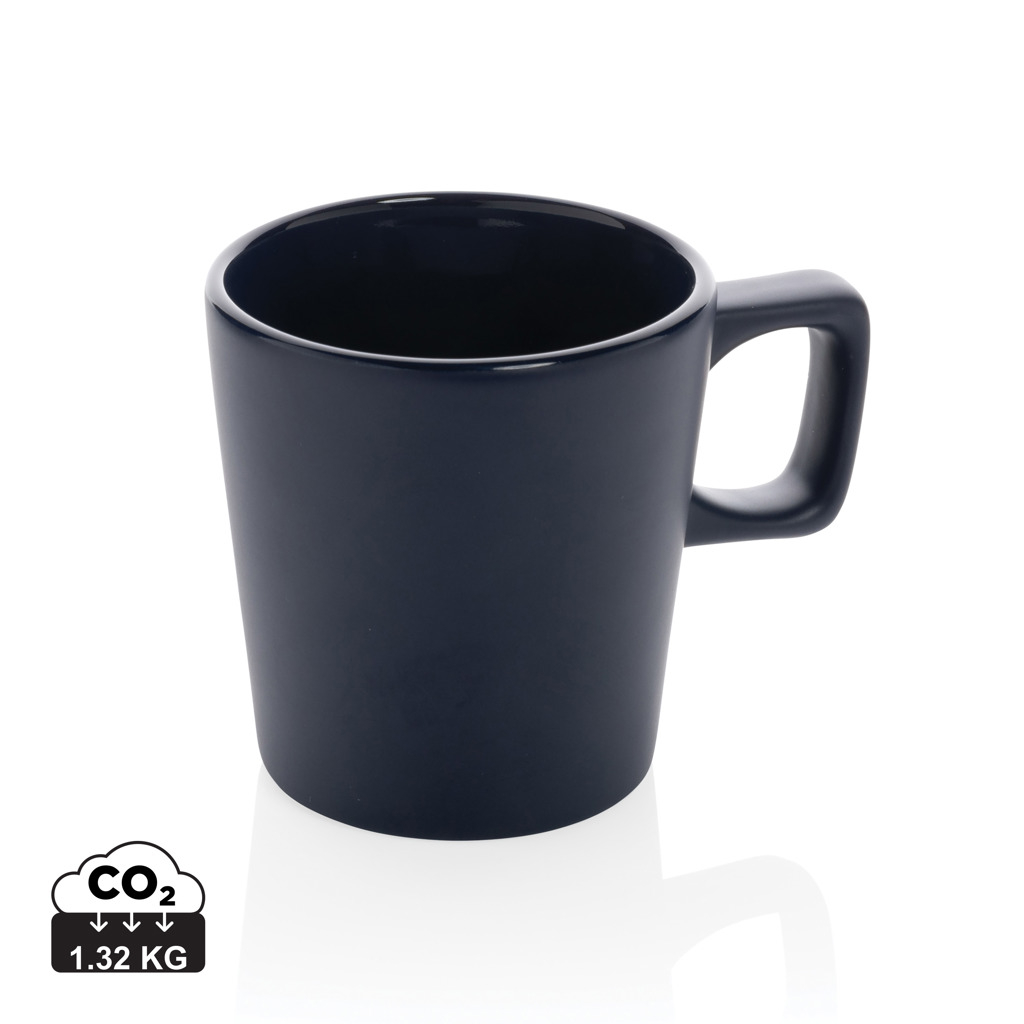 Tasse personnalisée design moderne 300 ml Bleu marine